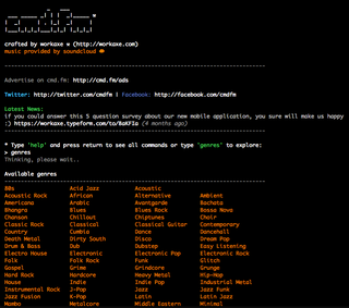Illustration for article titled Nerd Out With This Command-Line Interface for Soundcloud
